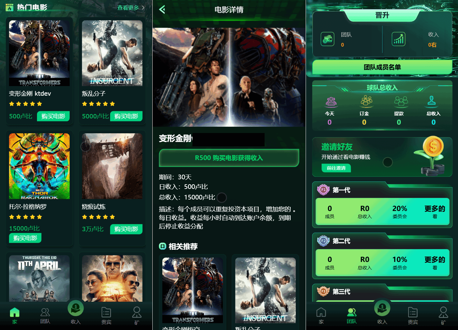 Flickiri Fun海外电影投资理财源码 影视理财类源码-天云资源网