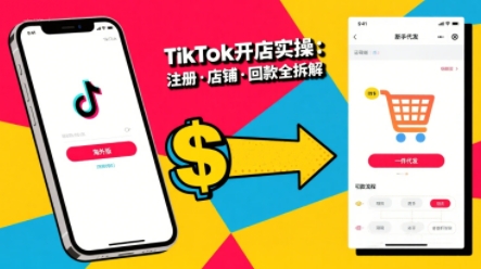 TikTok从开店到投流的进阶课，从基础实操到高阶技巧一网打尽-天云资源网