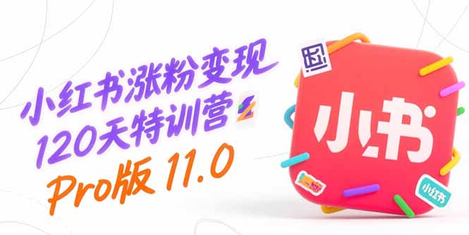 小红书涨粉变现120天特训营Pro版11.0：从0到1掌握平台运营,内容制作和变现-天云资源网