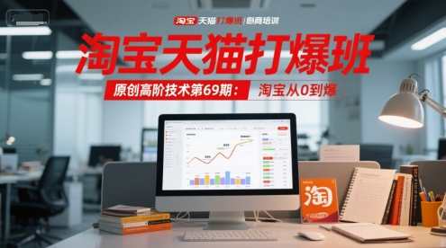 淘宝天猫打爆班原创高阶技术第69期：淘宝从0到爆-天云资源网