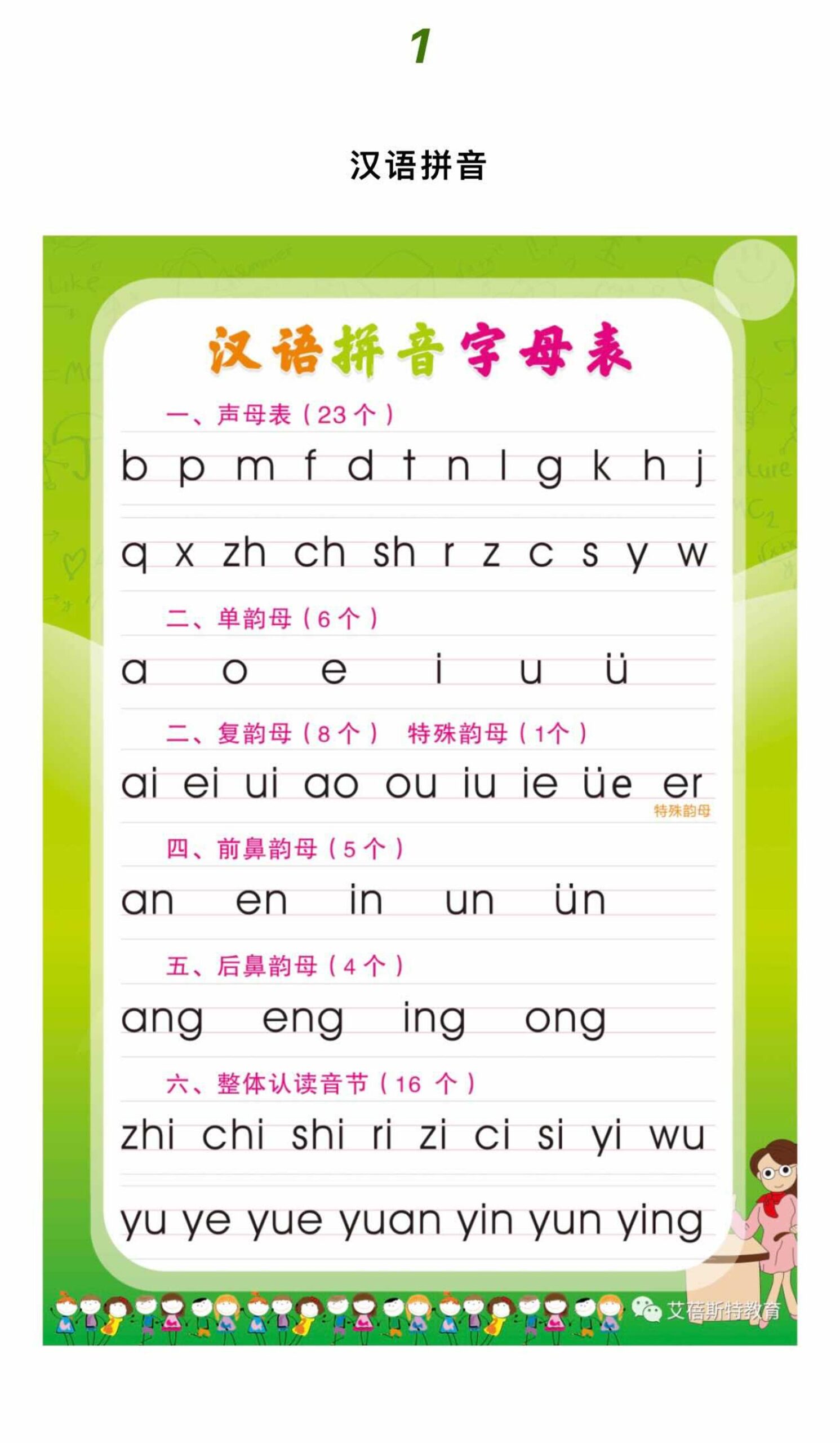 幼小衔接语文拼音拼读-天云资源网