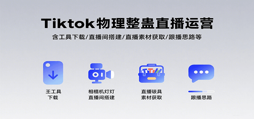 Tiktok物理整蛊直播运营，包含工具下载/直播间搭建/直播素材获取/跟播思路等-天云资源网