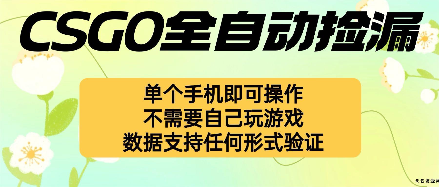 自动挂机捡漏，不用自己挂机不用玩游戏，一个手机即可操作。新手小白轻...-天云资源网