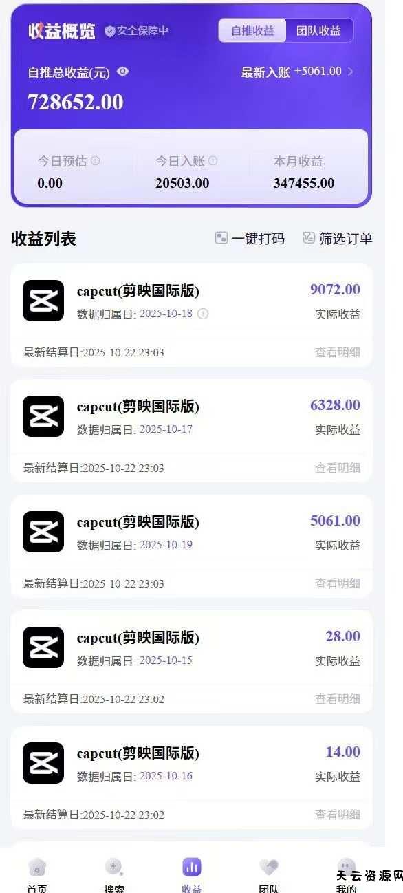 2025风口TK剪映capcut拉新项目,极限高客单,市场空白,2025下半年真正的蓝海项目