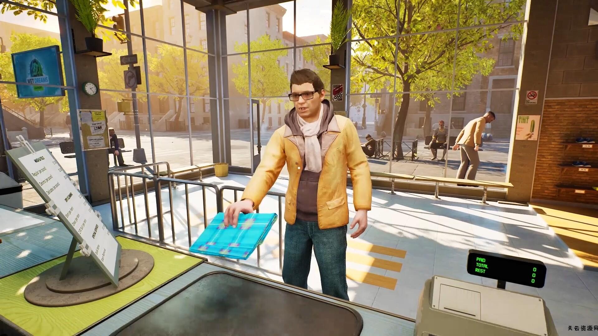 《洗衣店模拟器/Laundering Simulator – Clean Cash and Laundry》PC中文版下载-含Build.20649219-天云资源网