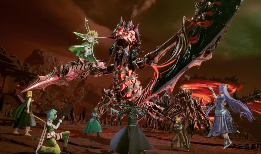 switch游戏《刀剑神域 碎梦边境 SWORD ART ONLINE》港版中文+1.5.2.0补丁+9DLC-天云资源网