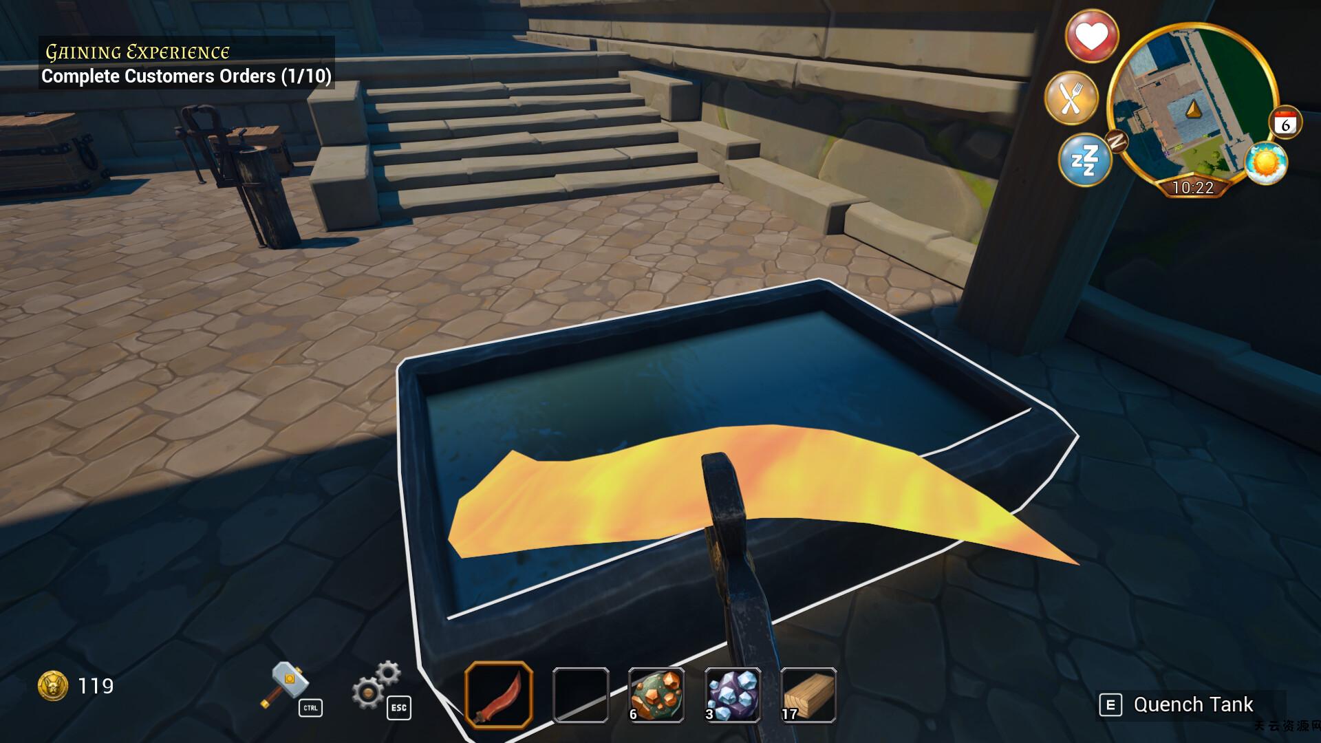 《锻造冲击：铁匠模拟器/Heat ‘n Hit: The Blacksmith Simulator》PC中文版下载-含Build.20783100-天云资源网