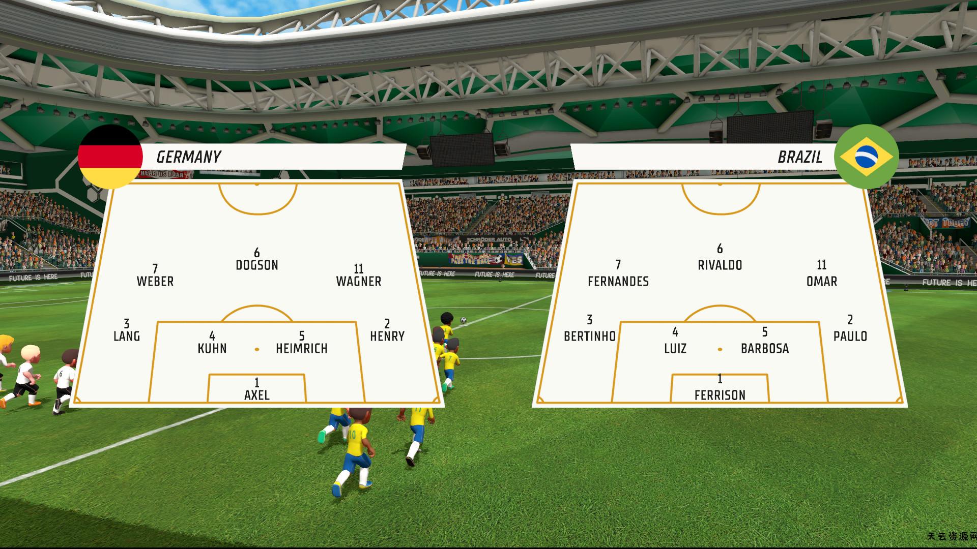 《超级足球爆炸：美国 VS 欧洲 Super Soccer Blast America VS Europe》Switch中文版NSP下载 – 含1.0.9补丁-天云资源网