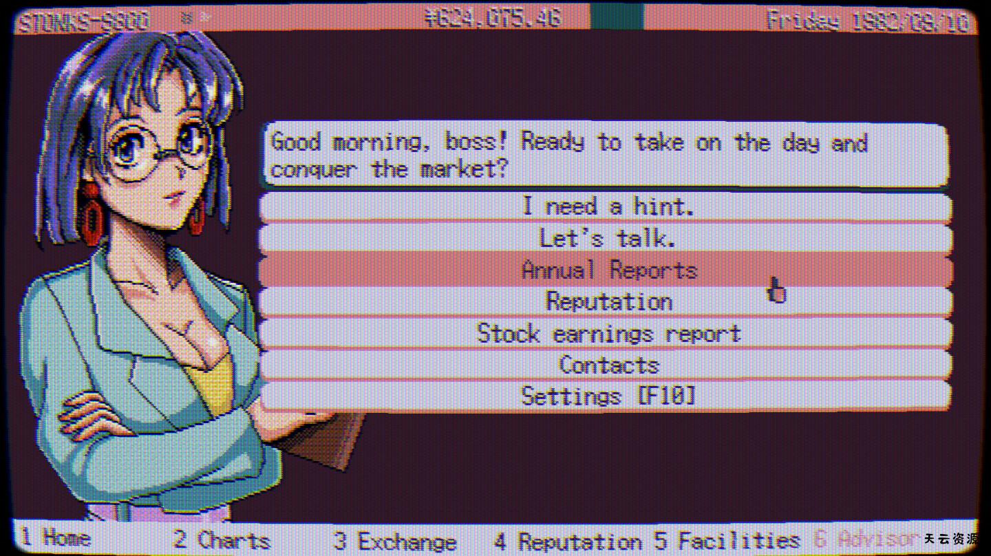 《股票市场模拟器/STONKS-9800: Stock Market Simulator》PC中文版下载-含Build.20810517-天云资源网