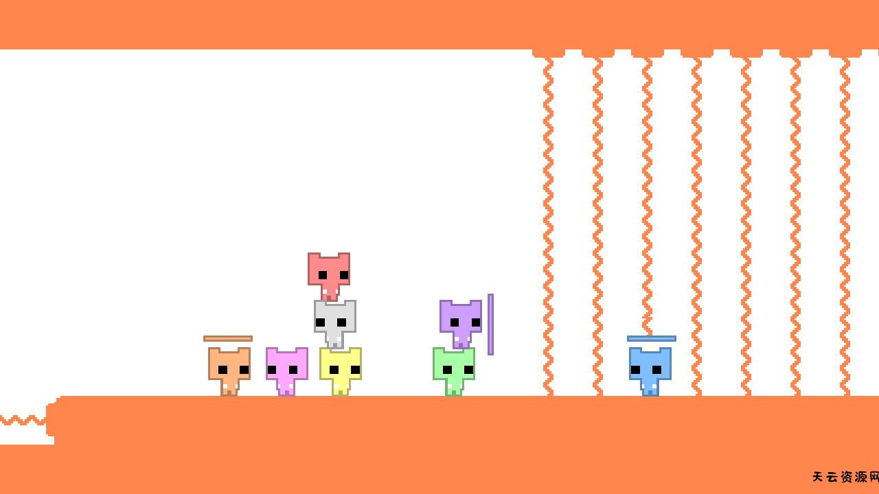 《萌猫公园 PICO PARK》Switch英文版NSZ下载 – 含1.0.7补丁-天云资源网