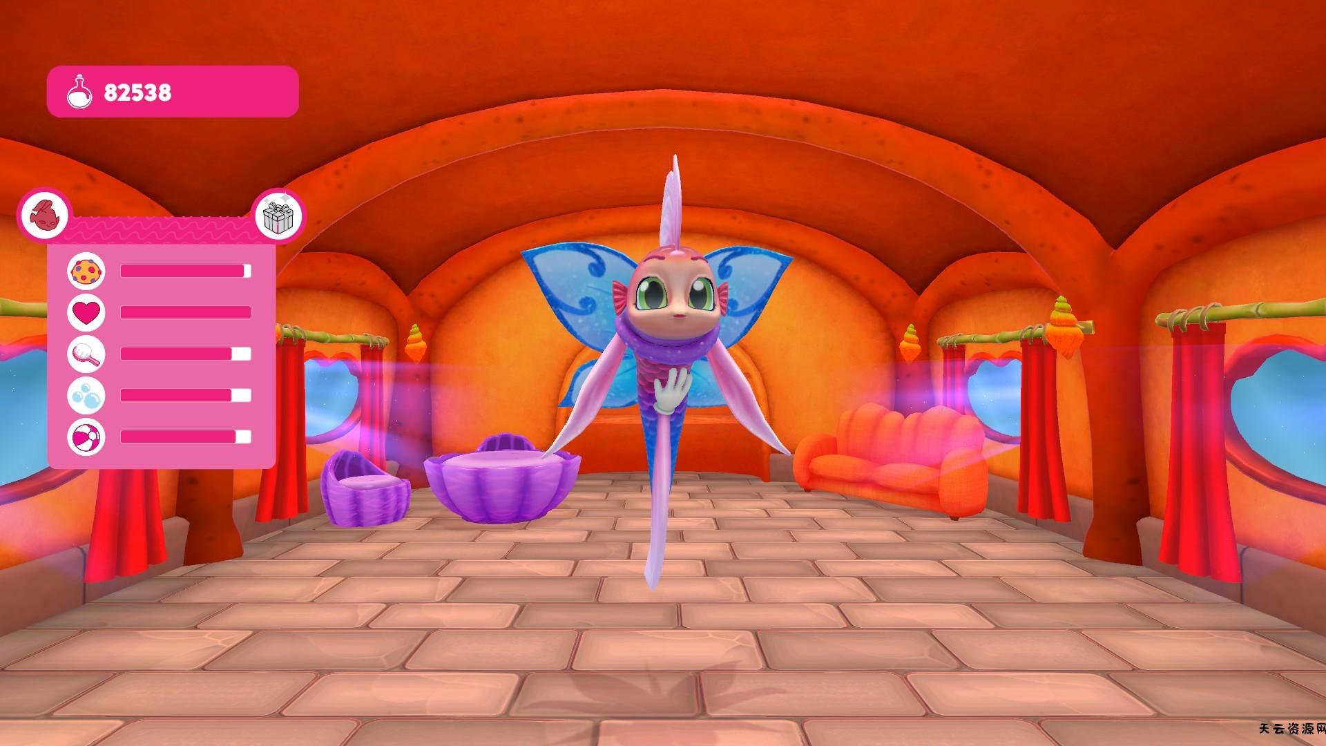 《梦幻朋友：海底 Fantasy Friends Under the Sea》Switch中文版NSP下载-天云资源网