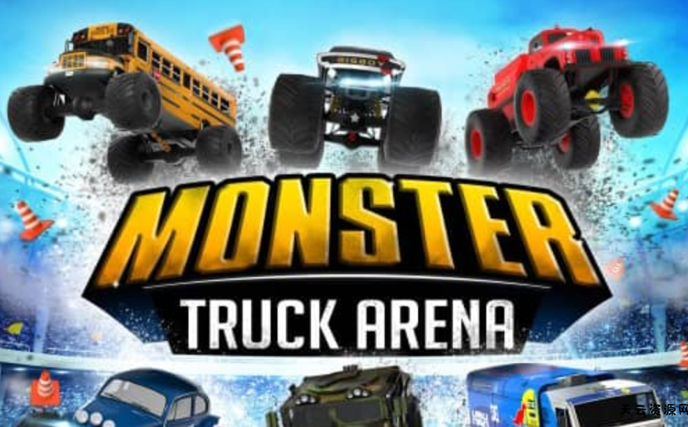 《怪物卡车竞技场 Monster Truck Arena》Switch英文版NSP下载-天云资源网