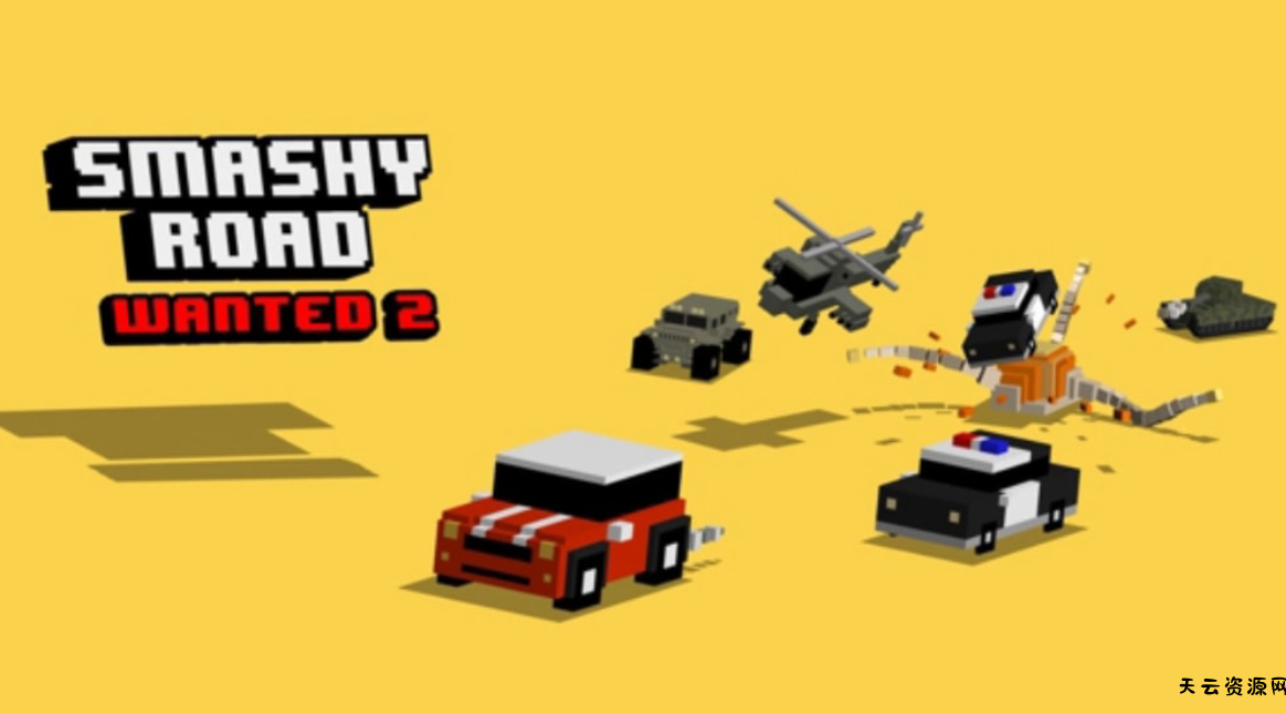 《公路狂飙 通缉2 Smashy Road Wanted 2》Switch英文版NSP下载-天云资源网