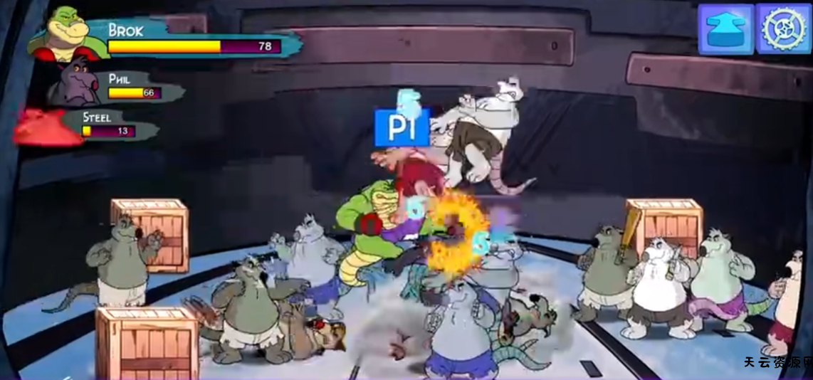 《鳄鱼侦探布罗格 乱斗酒吧 BROK The Brawl Bar》Switch美版中文NSZ下载 – 含1.0.1补丁-天云资源网