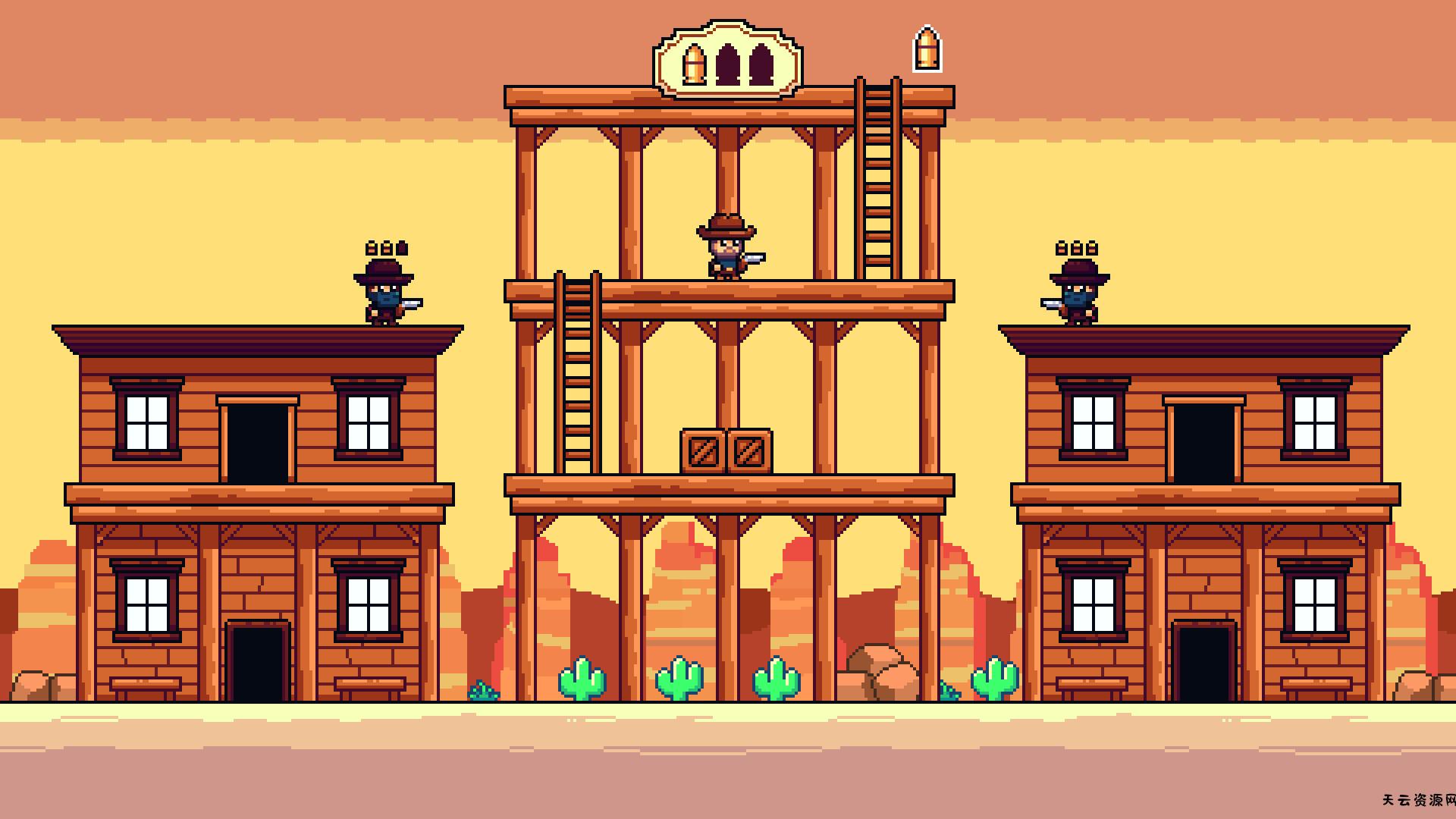 《不凡的西部 Virtuous Western》Switch英文版NSP下载-天云资源网