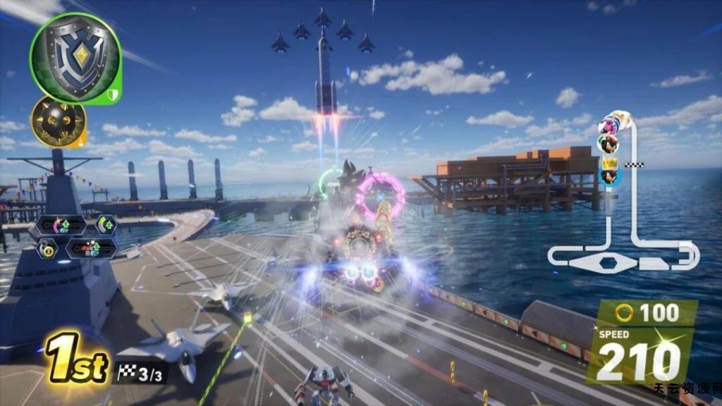 《索尼克赛车：交叉世界 Sonic Racing CrossWorlds》switch美版中文+1.20补丁+5DLC-天云资源网