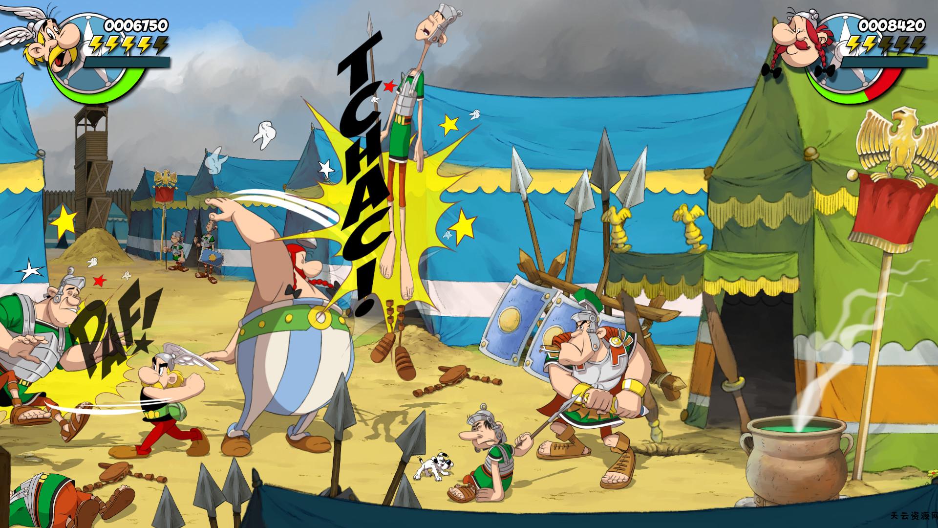 《幻想新国度:全扇飞 Asterix and Obelix Slap Them All》Switch NSZ下载-天云资源网