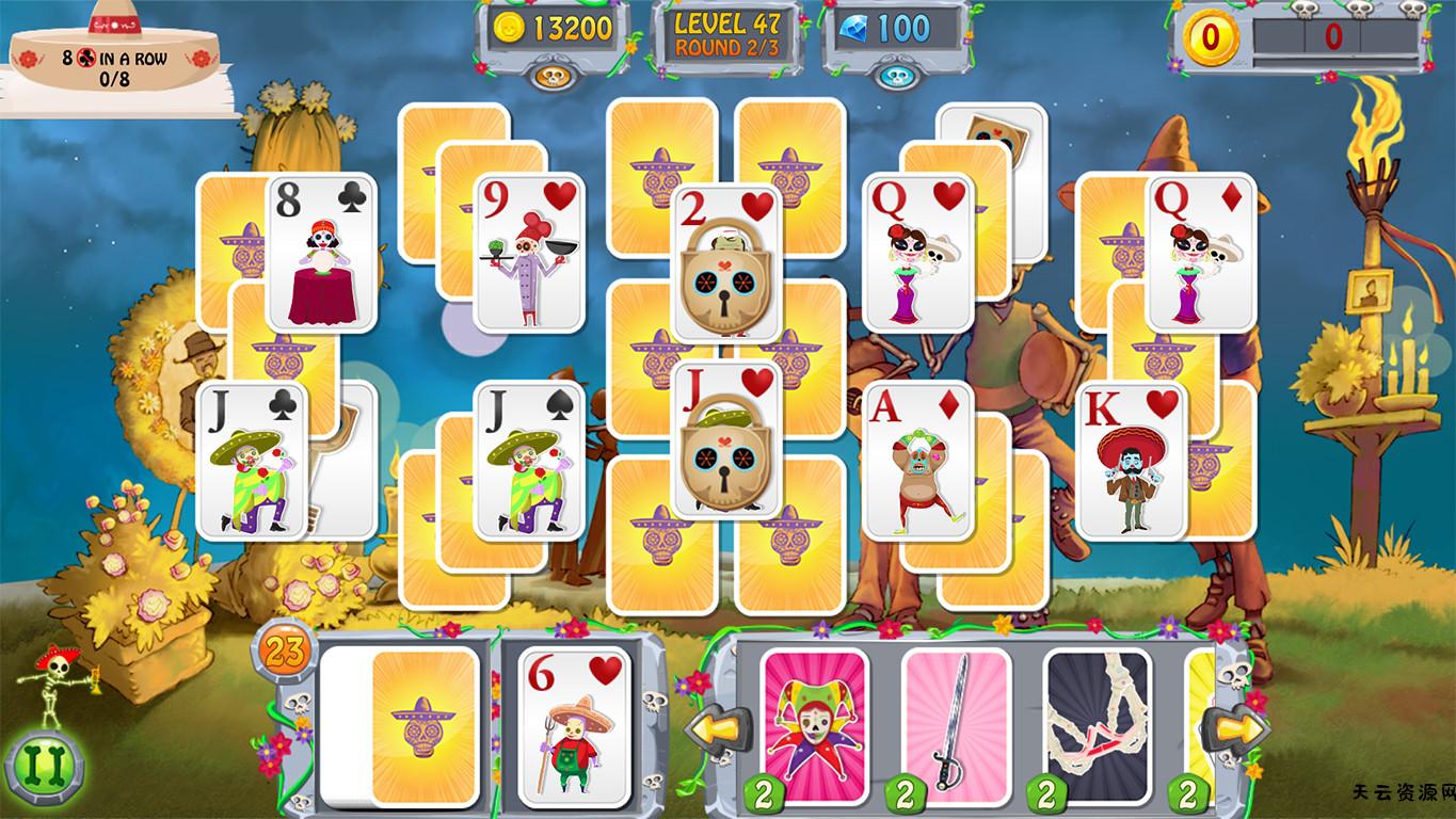 《亡灵节:纸牌合集 Day of the Dead – Solitaire Collection》Switch英文版NSP下载-天云资源网