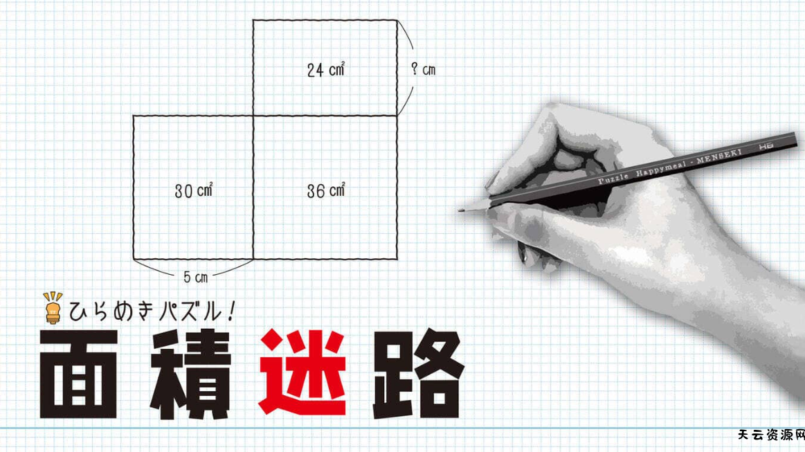 《闪烁的拼图 面积迷宫 MENSEKI Area maze puzzles》Switch英日文版NSZ下载-天云资源网