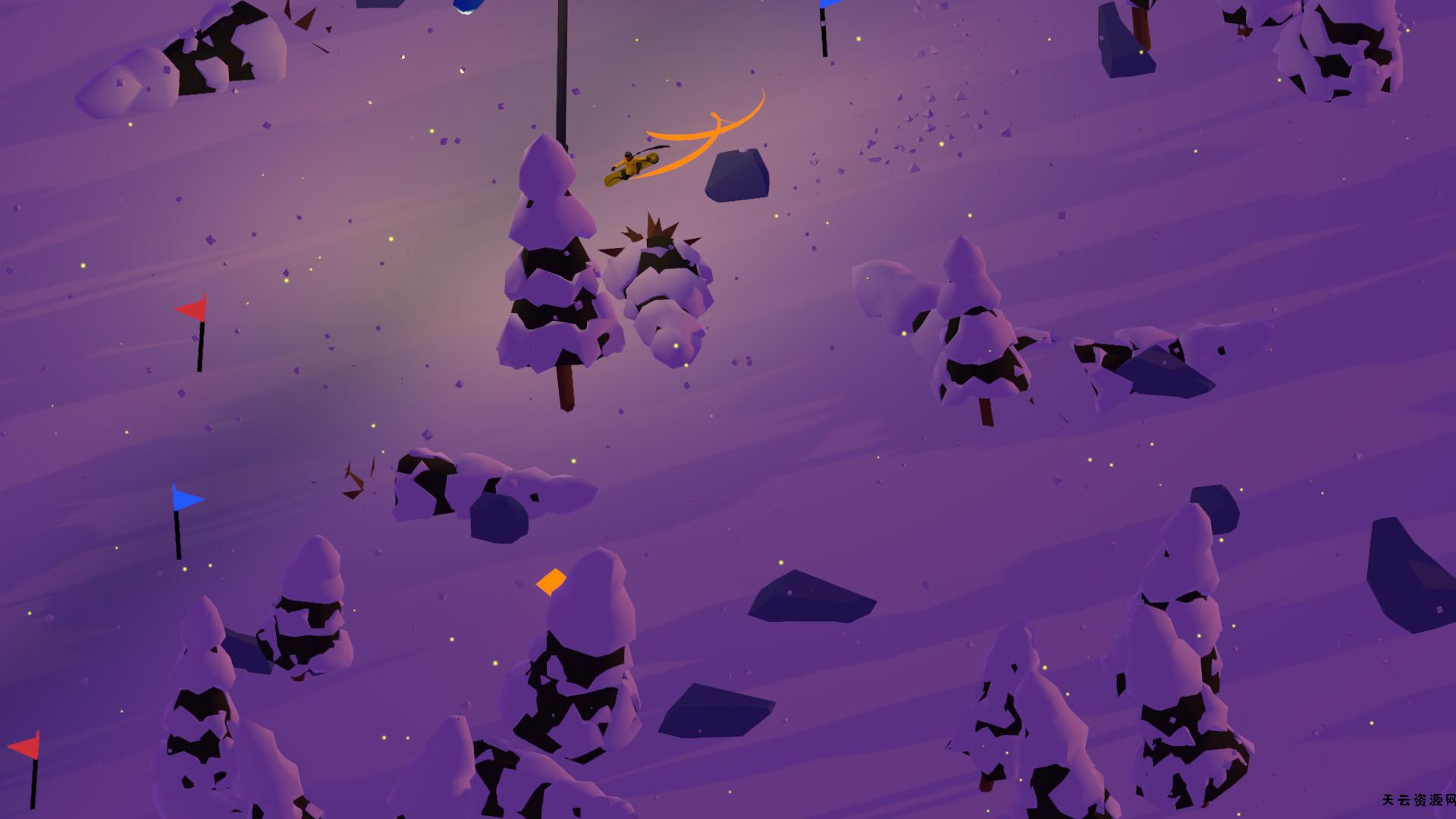 《陡坡滑雪 Downslope》Switch英文版NSP下载-天云资源网