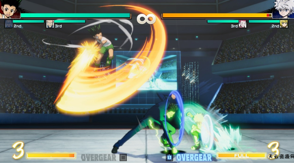 《全职猎人念力冲击/HUNTER×HUNTER NEN》switch游戏日版中文-更新1.2.1补丁+6DLC-天云资源网