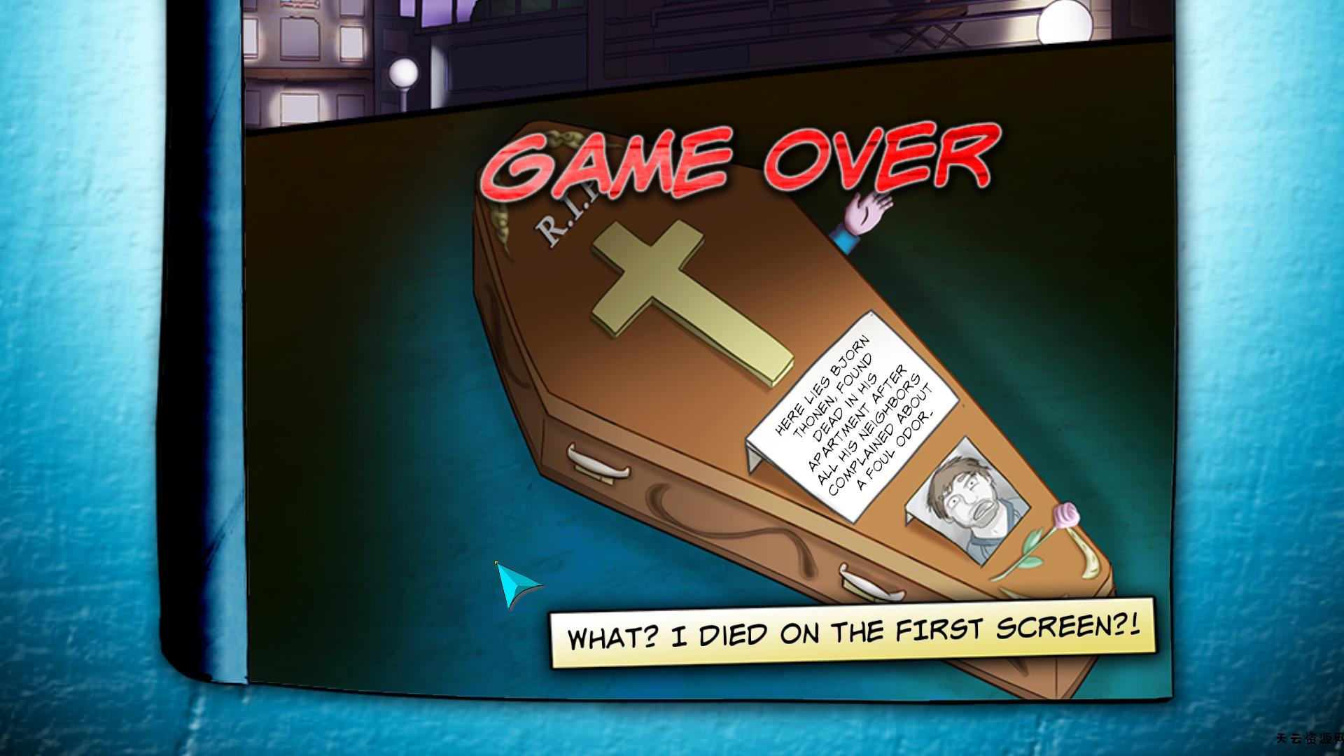 《德米特里：玩世不恭大冒险 Demetrios – The BIG Cynical Adventure》Switch英文版NSP下载 – 含1.0.1补丁-天云资源网