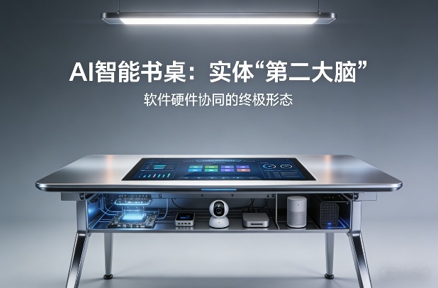 AI智能书桌搭建，构建你的实体“第二大脑”，软件硬件协同的终极形态-天云资源网