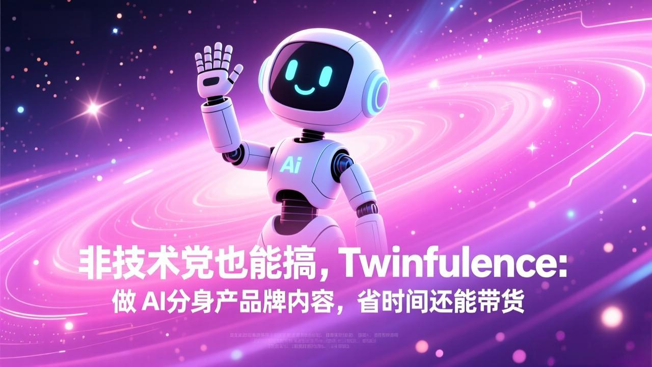 非技术党也能搞!Twinfluence:做 AI 分身产品牌内容,省时间还能带货-天云资源网