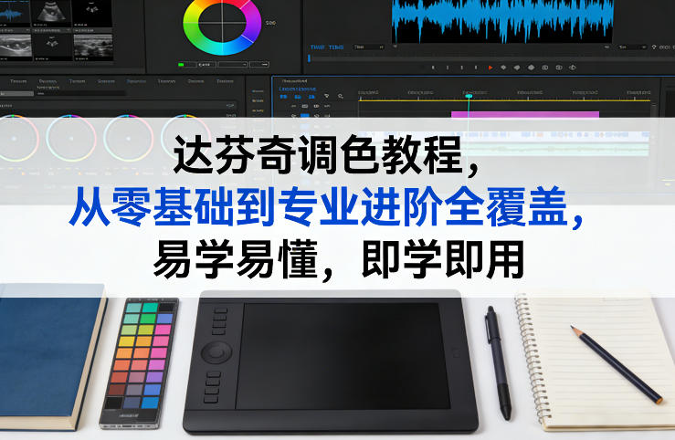 达芬奇调色教程，从零基础到专业进阶全覆盖，易学易懂，即学即用-天云资源网