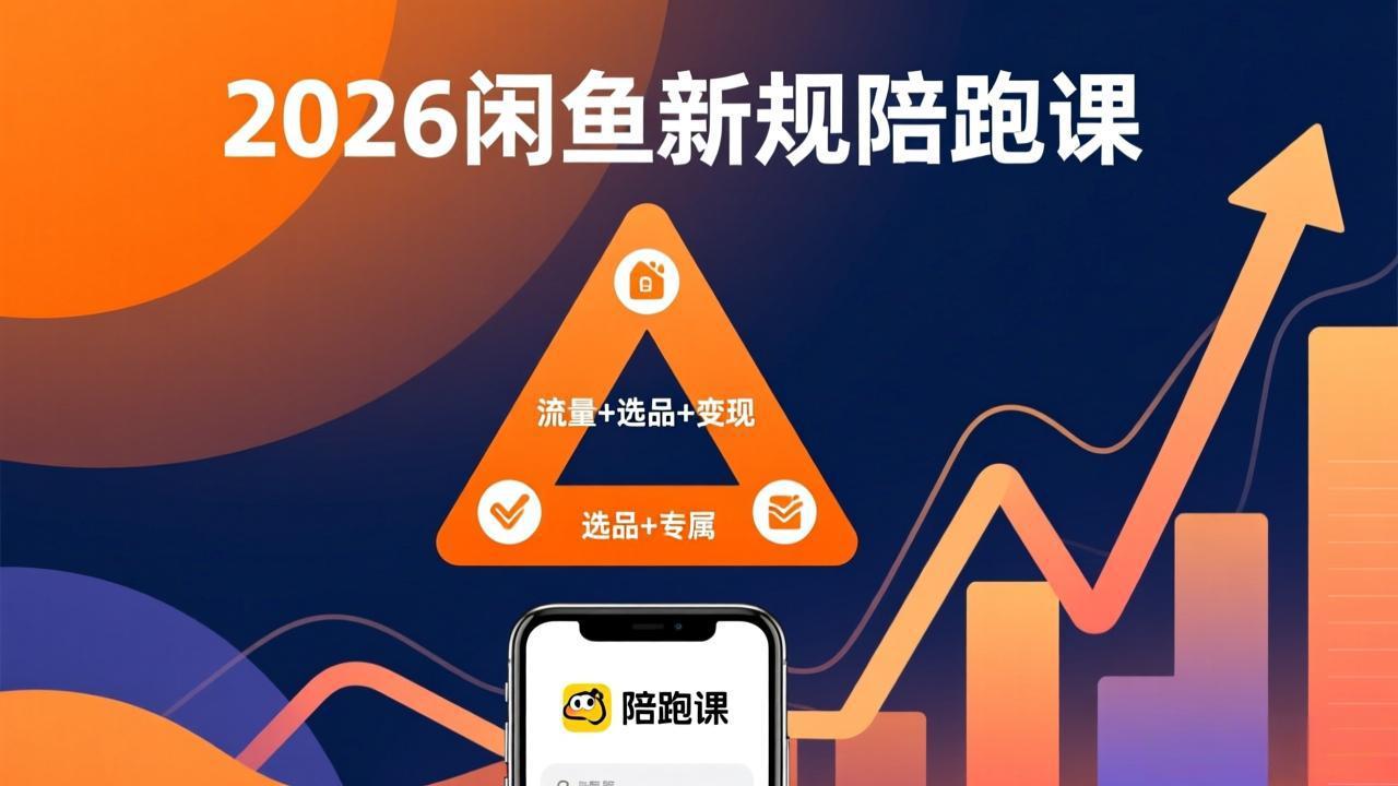 2026闲鱼高阶陪跑课全新上线，带你吃透新规玩转选品流量，从零搭建稳定变现盈利体系-天云资源网