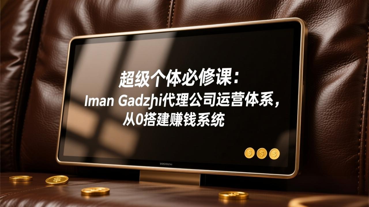 超级个体必修课：Iman Gadzhi代理公司运营体系，从0搭建赚钱系统-天云资源网