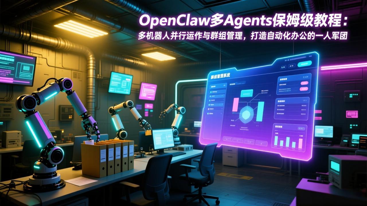OpenClaw多Agents保姆级教程：多机器人并行运作与群组管理，打造自动化办公的一人军团-天云资源网
