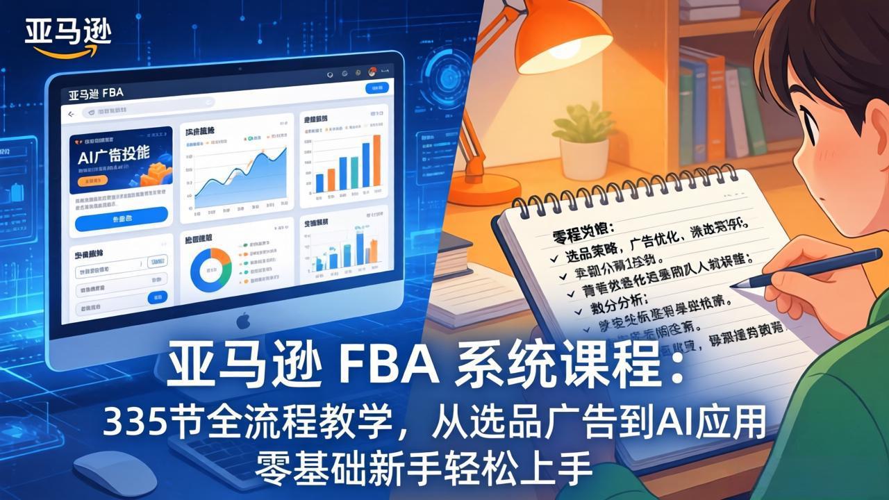 亚马逊 FBA 系统课程(更新26年3月-天云资源网