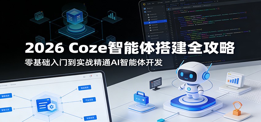 2026 Coze智能体搭建全攻略：零基础入门到实战精通AI智能体开发-天云资源网