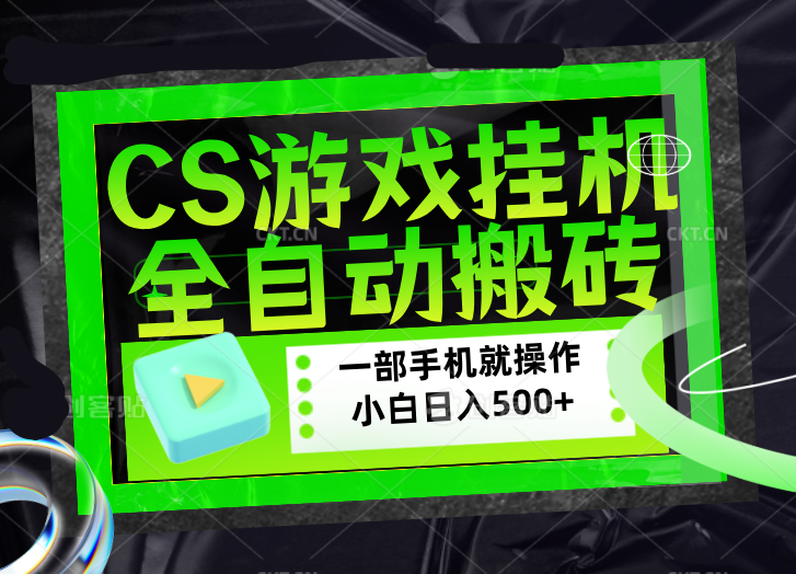 CSGO游戏挂机捡漏搬砖，超稳定的项目，带领1000+小白实现日入500+，数据可视频验证-天云资源网